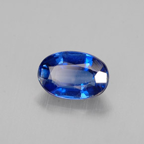 Dianita Azul Natural 0.63ct, Corte Oval, VS