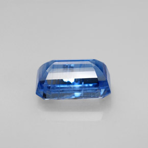Cianita azul natural 3,82ct, corte esmeralda, SI