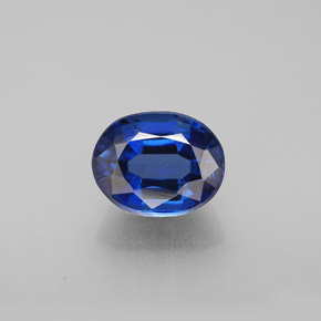 Cianita azul natural 2,77ct, corte oval, VS