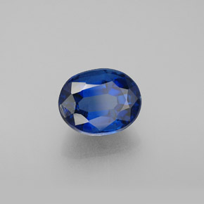 Cianita azul natural 2,77ct, corte oval, VS