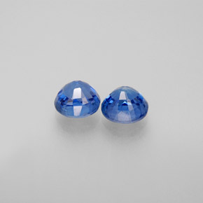 Pedras preciosas de cianita azul natural de  ct, corte redondo, VS