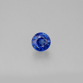 Dianita Azul Natural 0.78ct, Corte Redondo, VS-SI