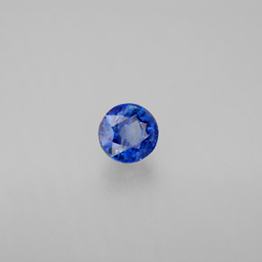 Dianita Azul Natural 0.78ct, Corte Redondo, VS-SI