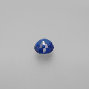 Cianita azul natural 0,72ct, corte redondo, VS