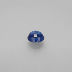 Cianita azul natural 0,72ct, corte redondo, VS