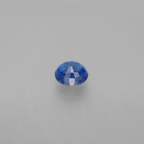 Cianita azul natural 0,71ct, corte redondo, VS