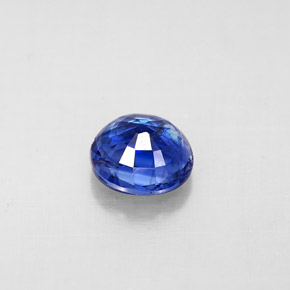 Cianita azul natural 0,80ct, corte redondo, VS