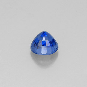 Cianita azul natural 0,50ct, corte redondo, VS-SI