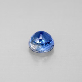 Cianita azul natural 0,78ct, corte redondo, VS