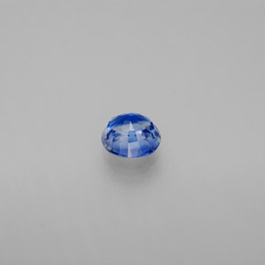 Cianita azul natural 0,67ct, corte redondo, VS