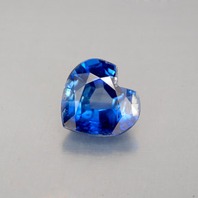 Cianita azul natural 2,15ct, formato de coração, VS-SI