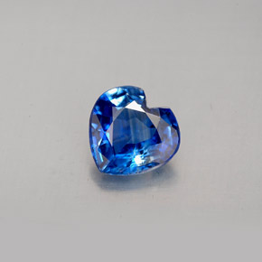 Dianita Azul Natural 1.78ct, Formato de coração, VS-SI