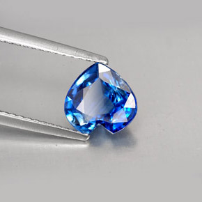 Dianita Azul Natural 1.78ct, Formato de coração, VS-SI