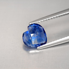 Dianita Azul Natural 1.78ct, Formato de coração, VS-SI