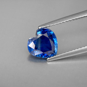 Dianita Azul Natural 1.76ct, Formato de coração, VS