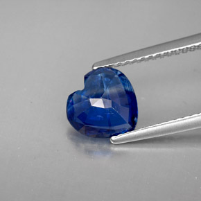 Dianita Azul Natural 1.76ct, Formato de coração, VS