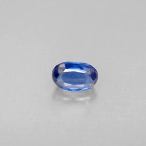 Cianita azul natural 0,68ct, corte oval, VS