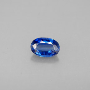 Cianita azul natural 0,60ct, corte oval, VS