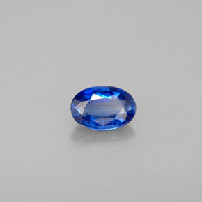 Cianita azul natural 0,60ct, corte oval, VS