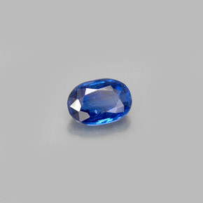 Cianita azul natural 0,59ct, corte oval, VS