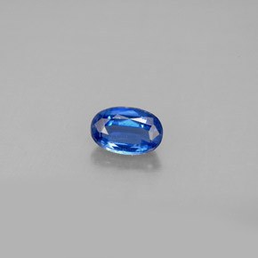 Cianita azul natural 0,59ct, corte oval, VS