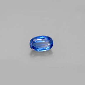 Cianita azul natural 0,59ct, corte oval, VS