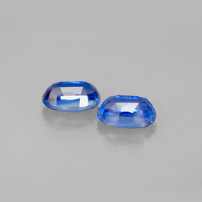 Pedras preciosas de cianita azul natural de  ct, corte oval, VS