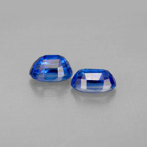 Pedras preciosas de cianita azul natural de  ct, corte oval, VS