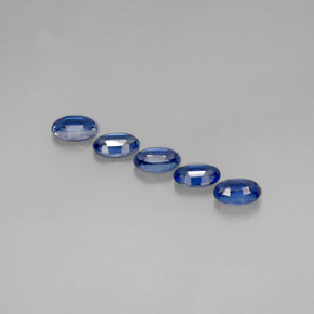 Pedras preciosas de cianita azul natural de  ct, corte oval, VS
