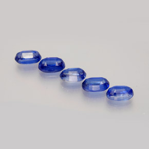 Pedras preciosas de cianita azul natural de  ct, corte oval, VS