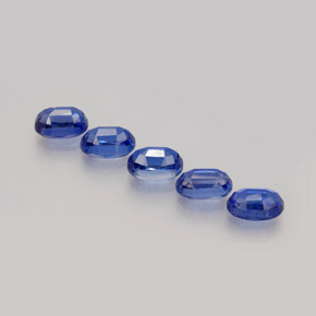 Pedras preciosas de cianita azul natural de  ct, corte oval, VS