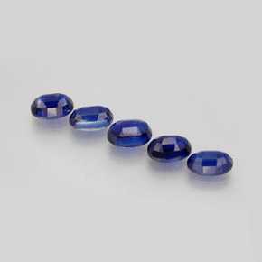 Pedras preciosas de cianita azul natural de  ct, corte oval, VS