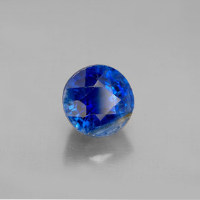 Cianita azul natural 2,71ct, corte redondo, VS-SI