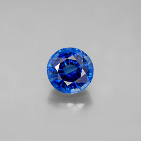 Cianita azul natural 1,98ct, corte redondo, VS-SI
