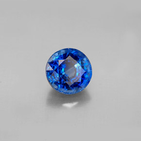 Cianita azul natural 1,98ct, corte redondo, VS-SI