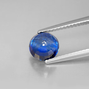 Cianita azul natural 1,98ct, corte redondo, VS-SI