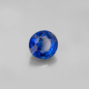 Cianita azul natural 2,02ct, corte redondo, VS-SI