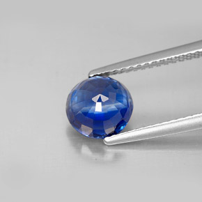 Cianita azul natural 2,02ct, corte redondo, VS-SI
