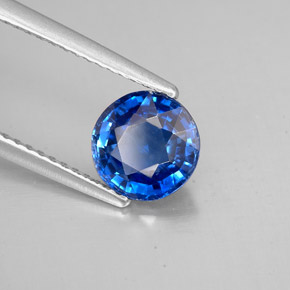 Dianita Azul Natural 1.54ct, Corte Redondo, SI