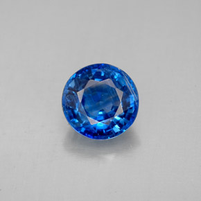 Cianita azul natural 1,80ct, corte redondo, SI