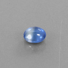 Dianita Azul Natural 0.55ct, Corte Redondo, Transparente