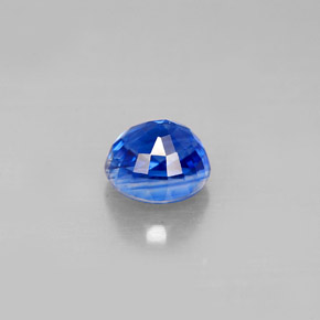 Cianita azul natural 1,49ct, corte redondo, VS