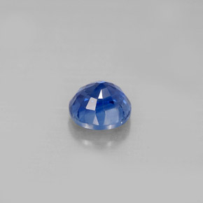 Cianita azul natural 1,23ct, corte redondo, VS-SI