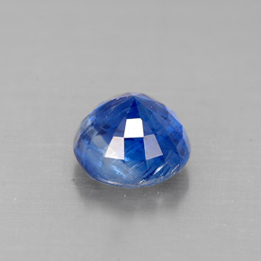 Cianita azul natural 1,23ct, corte redondo, VS-SI