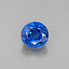 Dianita Azul Natural 1.26ct, Corte Redondo, VS-SI