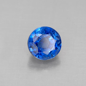Dianita Azul Natural 1.26ct, Corte Redondo, VS-SI