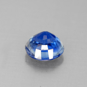 Cianita azul natural 1,22ct, corte redondo, VS-SI