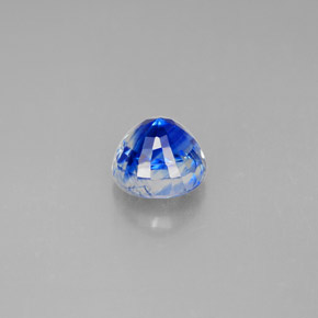 Cianita azul natural 1,41ct, corte redondo, VS-SI