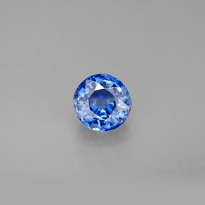 Dianita Azul Natural 1.13ct, Corte Redondo, VS