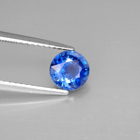 Dianita Azul Natural 1.05ct, Corte Redondo, VS